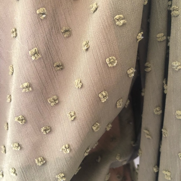 🌿 SHEIKE 🌿 ladies green long sleeve scoop neckline tie waist blouse size 8 - Picture 3 of 7